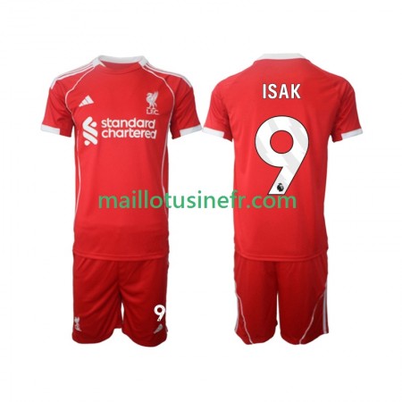 Maillot de Foot Liverpool ISAK 9 Domicile 2025-26 - Enfant